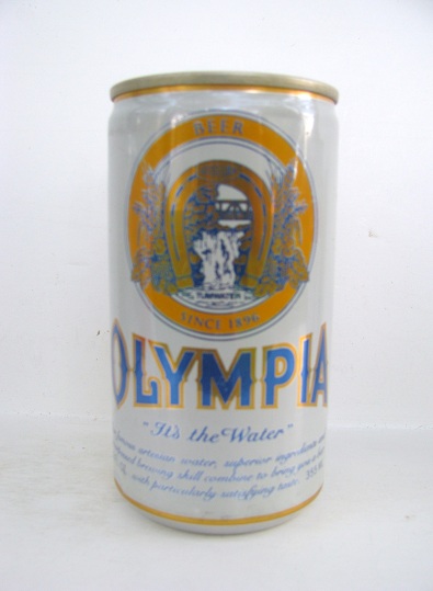 Olympia - 'It's The Water' - blue lettering