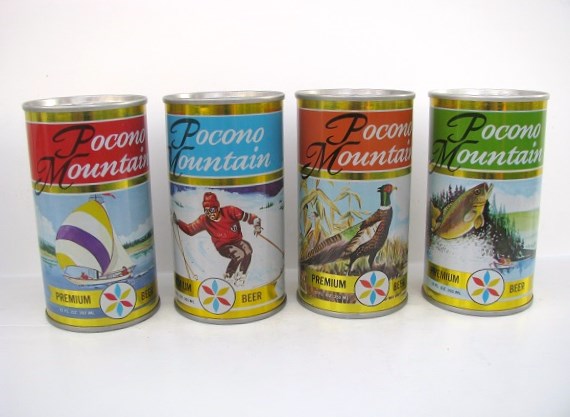 Pocono Mountain Beer - 4 cans - Click Image to Close