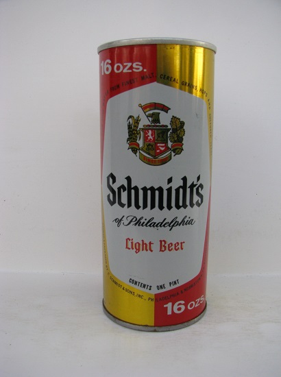 Schmidt's Light Beer - 16oz - SS - metallic