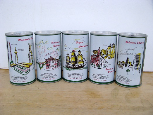 Maverick Beer Cans Monthly - Baltimore Scenes - 5 cans