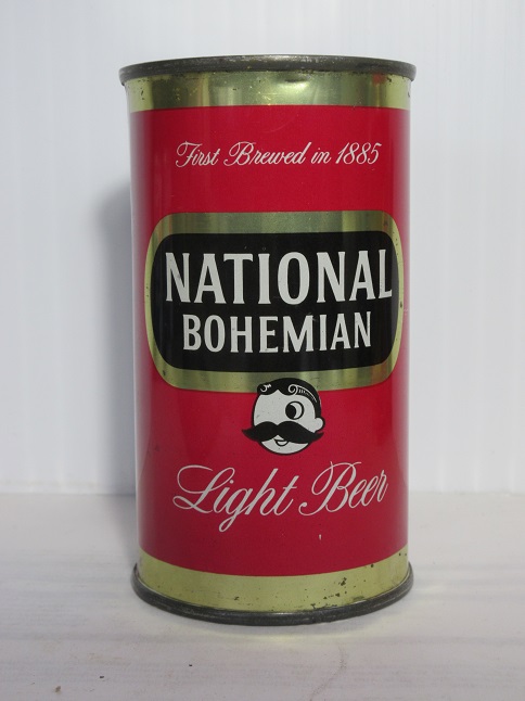 National Bohemian Light - w Mr Boh & gold bands
