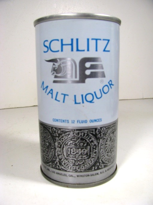 Schlitz Malt Liquor - 1970 - T/O