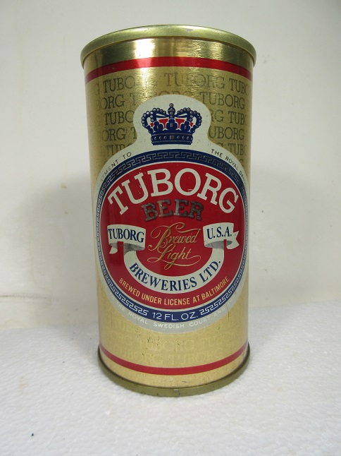 Tuborg Beer - SS - 'Brewed Under License at Baltimore' - T/O - Click Image to Close