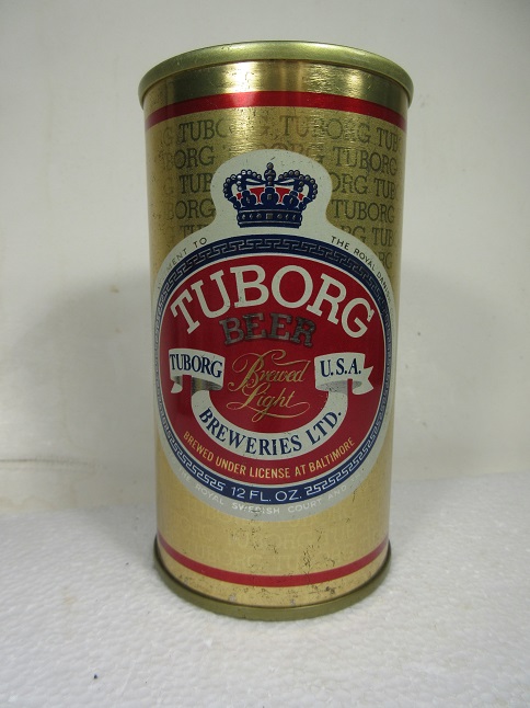 Tuborg Beer - SS - 'Brewed Under License at Baltimore' - T/O - Click Image to Close