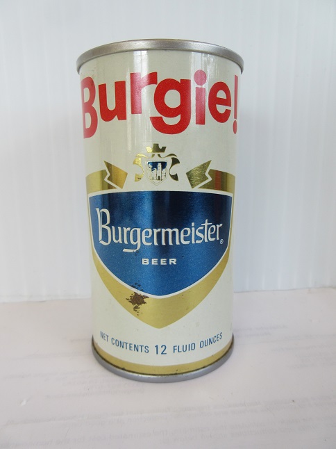 Burgermeister - Burgie! - 1970 - SS - 16oz - Click Image to Close