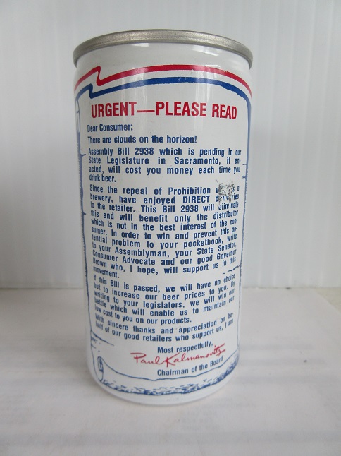 Falstaff - Salutes USA - Urgent Please Read - 6 for $1.09