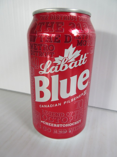 Labatt Blue - Hockeytown Proud - Detroit Red Wings - Click Image to Close