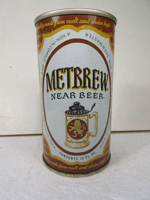 Metbrew Near Beer - narrow seam & lighter brown - T/O