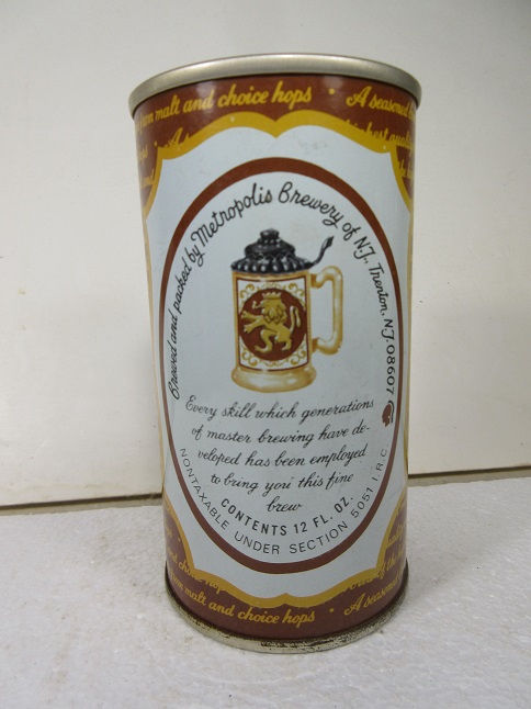 Metbrew Near Beer - narrow seam & lighter brown - T/O