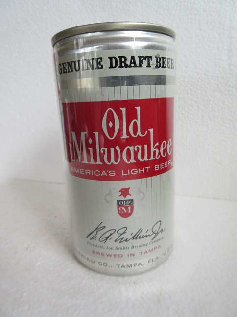 Old Milwaukee Genuine Draft - 1967 - "Brewed In Tampa"