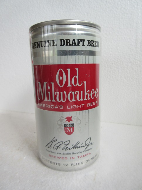 Old Milwaukee Genuine Draft - 1967 - "Brewed In Tampa"