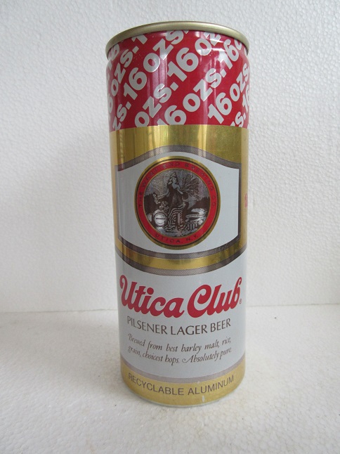 Utica Club - aluminum - no UPC - 16oz