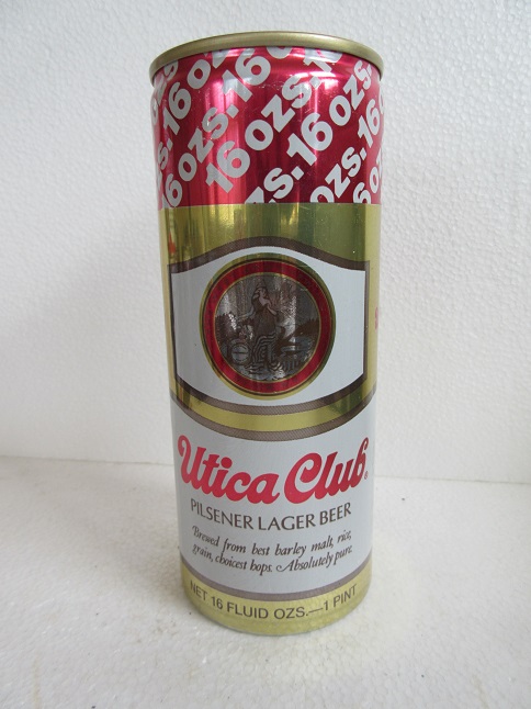 Utica Club - aluminum w UPC - 16oz - Click Image to Close